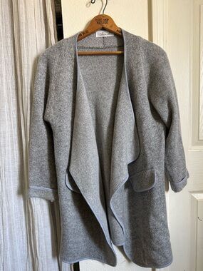 Chicwish Gray Open Front Cardigan